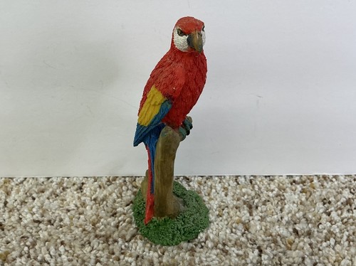 Scarlet macaw parrot figurine - scarlet,