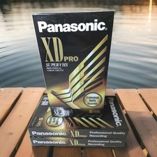 3 x Panasonic XD Pro SE-180 Super VHS Blank Video Cassettes - Brand New Sealed