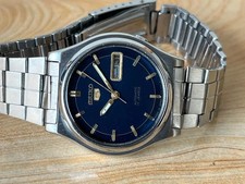 Vintage Seiko 5 Blue 7009-3041