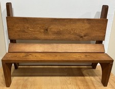 Antique Bench Time Out Bench Church Pew Small Kids Sturdy Wooden Chair