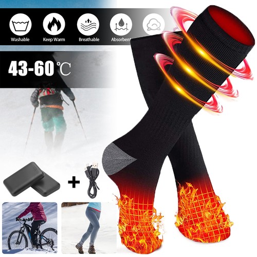 Unisex battery heating socks - battery,