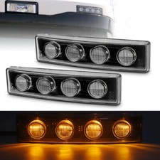 2x Led Sun Visor Marker Lights Amber Lamp For Scania G, P, R, T series till 2016