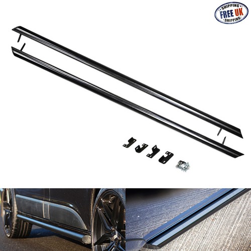 Black side step bar running - black,
