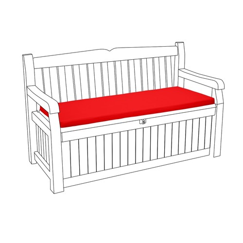 Red seater garden - 3-seater,