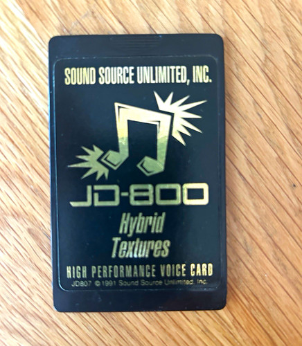 Sound source unlimited - unlimited, jd-800