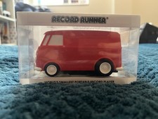 Stokyo Record Runner Record Player Volkswagen Bus Red  VW Camper  Blue Tooth