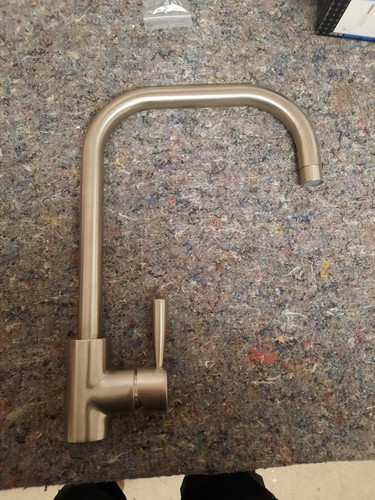 Stainless steel kitchen mixer - kitchen,