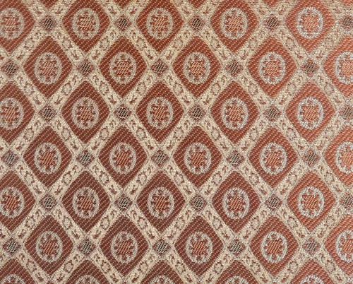 Vintage copper gold - gold, fabric