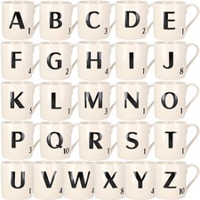 Scrabble Letter Mug A to Z