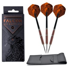 FALCON™ F1 Tungsten Darts Set 24g 90% Tungsten Barrels Shafts Flights and Wallet