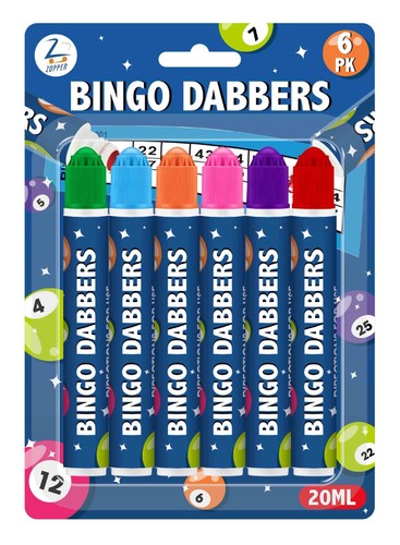 Bingo dabber markers pack 6 - bingo,