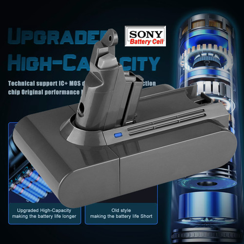6400mah for dyson battery - v6,