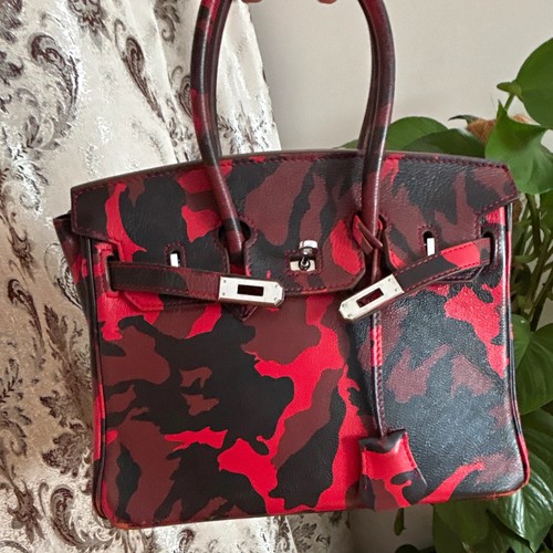 Hermès birkin red black - hermÈs, 30