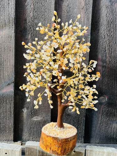 Citrine crystal tree handmade - citrine,
