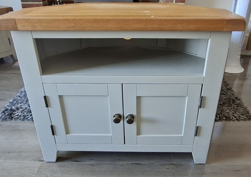 Grey painted and oak - and, tv