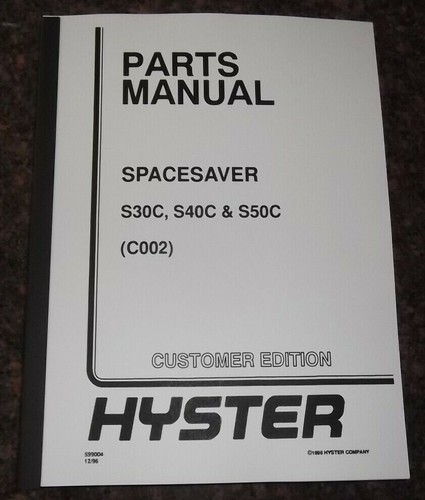 Hyster s30c s40c s50c - s30c, s/n