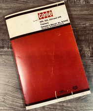 Case 220 222 224 444 Compact Tractors Operators Owner Manual S/N 9702946-9766840