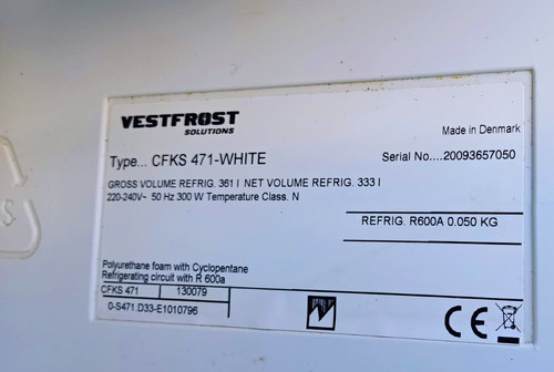 Vestfrost cfks 471 - vestfrost,