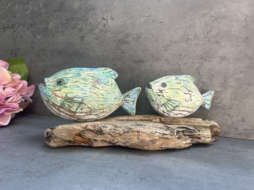 Fish ornament driftwood reef - driftwood,