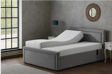 Restwell Electric Adjustable Bed Cream All Sizes + Mattress & Matching Headboard