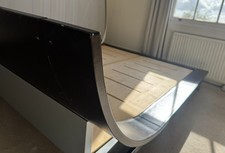 Designer leather bed for king