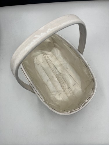 White softwood lined trug - softwood,