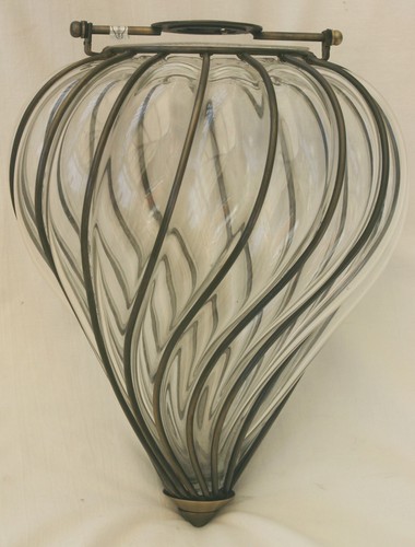 Windsock blown glass - tear, drop