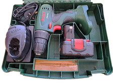 BOSCH CORDLESS DRILL  PSR 14,4V Li-ION BATTERY CHARGER PREOWNED NO DRILL BITS 