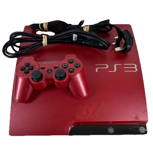 Ps3 slim scarlet red console - scarlet,