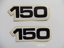 2x 150cc Motorcycle Stickers