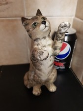 Beswick Persian Cat - Grey -