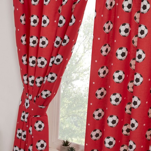 Football red curtains - football,