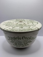 Old stoneware advertising quick cooker