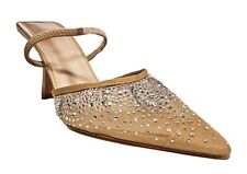 Ladies Nude Diamanté Prom