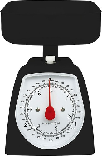 Hanson medium plastic blk - plastic,
