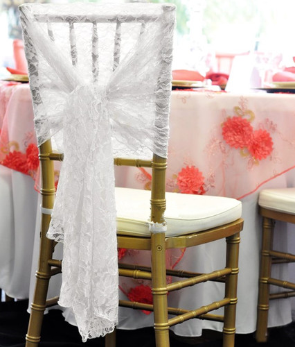 100 white lace chair - 50,