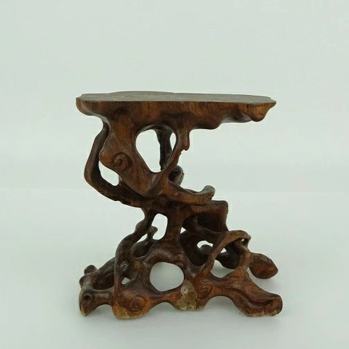 Japanese wooden bonsai display - japanese,