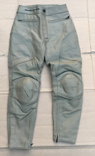 FRANK THOMAS Lady Rider Ladies Leather Motorbike Trousers UK 12  30" Waist LBP1