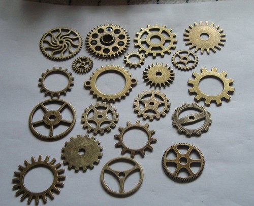 Steampunk cogs and gears - ,
