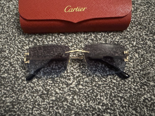 Cartier big gold - c, frame