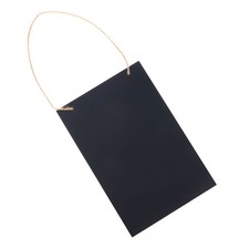  Vintage Frameless Chalkboard Sign Decorative Hanging Chalk Board for Rustic