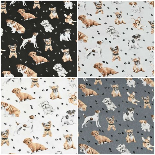 100 cotton fabric dogs - cotton,