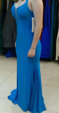 Stunning Mori Lee fitted prom/evening dress, never worn, size 8, turquoise blue