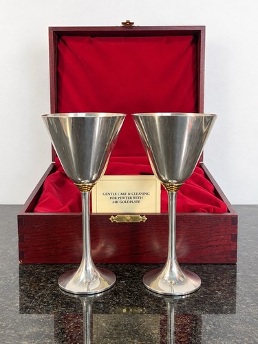 Royal selangor pewter goblets - selangor,