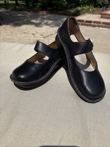 Alegria paloma black leather - black,