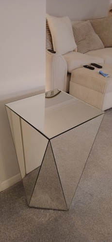 Modern silver mirrored - silver, glass