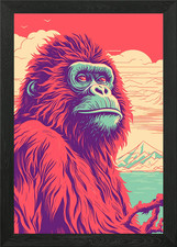 Risograph Animal Framed Wall