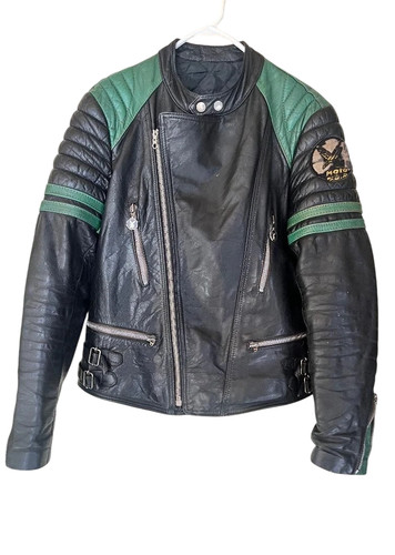 Vintage moto cuir french - vintage, 70's