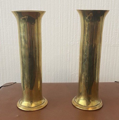 Pair wwi trench art - trench,