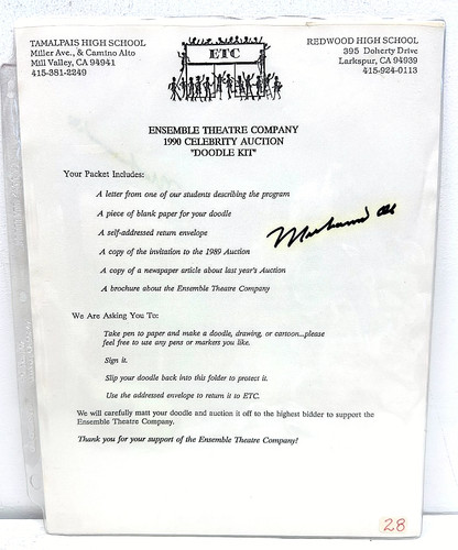 Muhammad ali signed 1990 - ali,